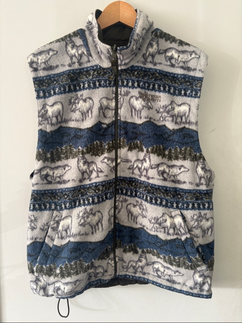 Vintage Northern Elements Reversible Vest